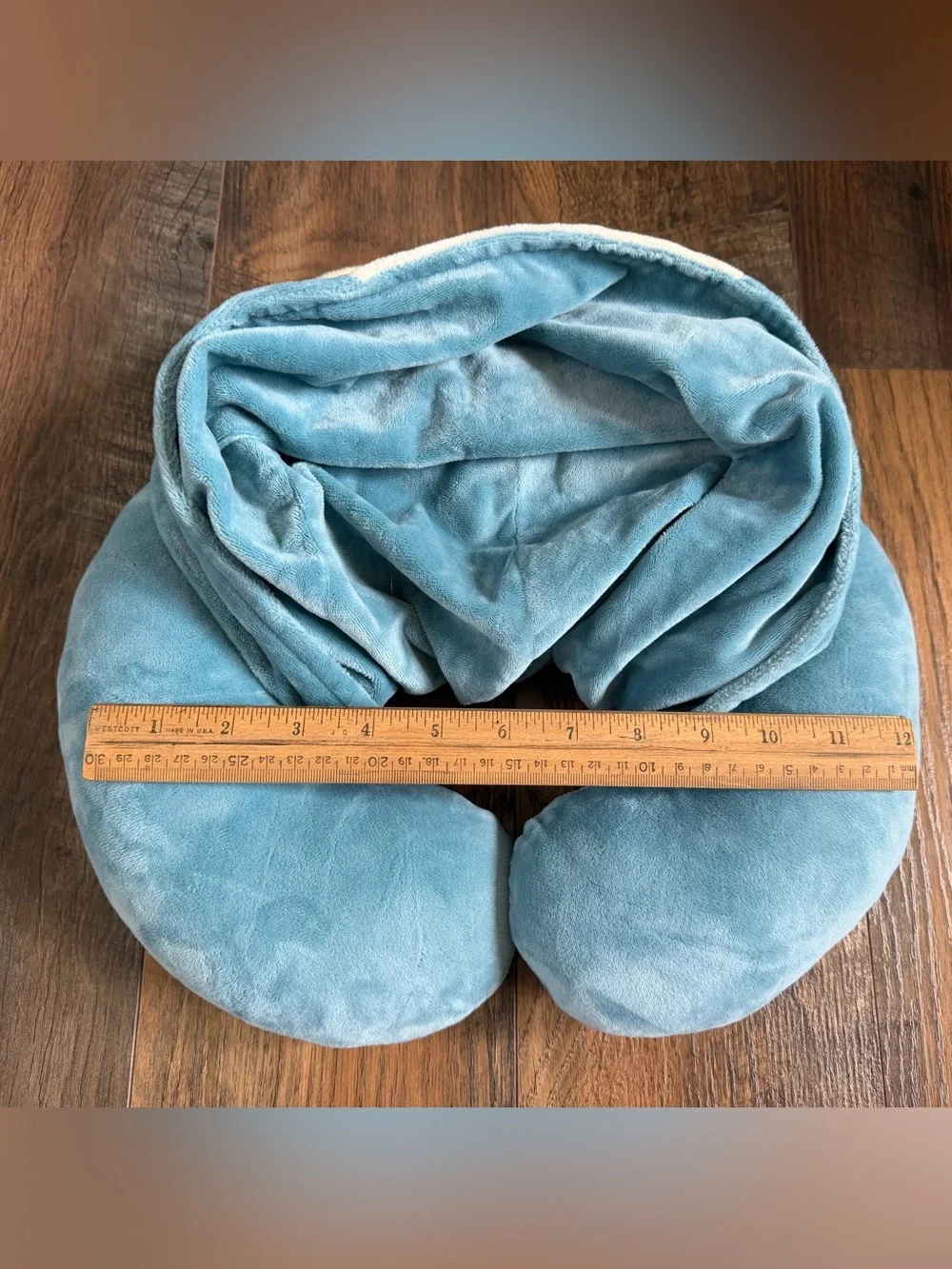 Snorlax Pokemon travel pillow with hood